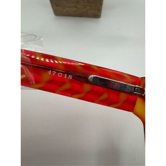 eyebobs Dot Com reading glasses strength 1.75 new without case orange red - Picture 4 of 4